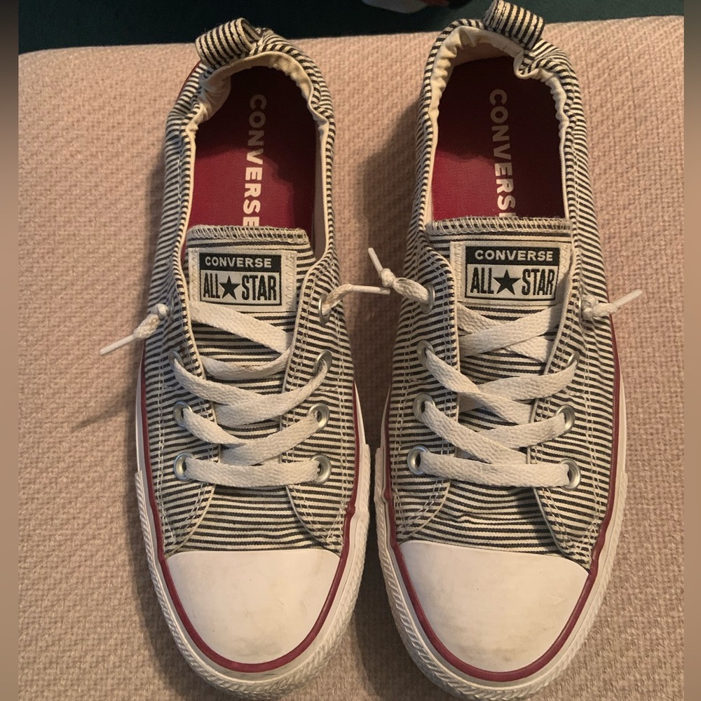 Striped Converse Shoreline Slips